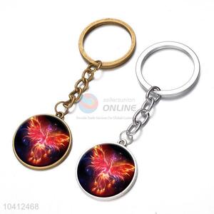 Wholesale Phenix Pattern Alloy Keychain Key Ring