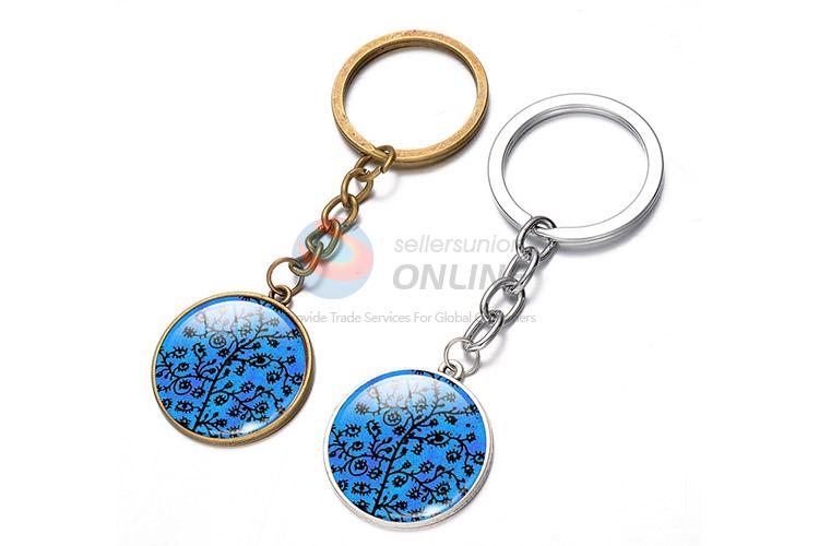 Wholesale Abstract Painting Alloy Keychain