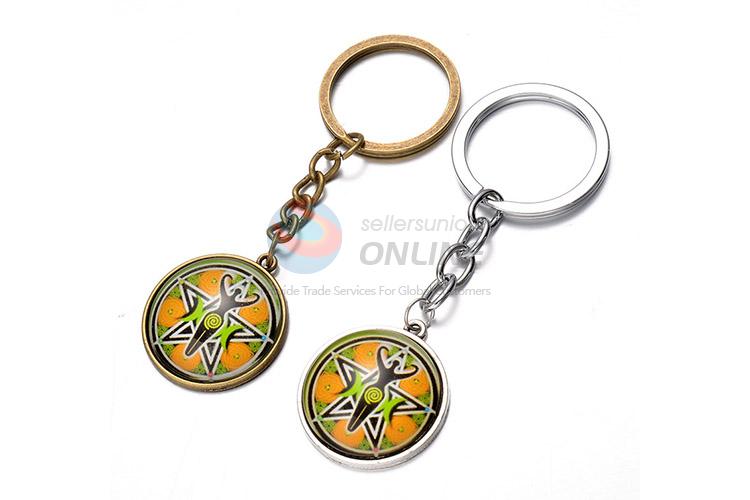 High Quality Round Alloy Keychain Fashion Key Ring