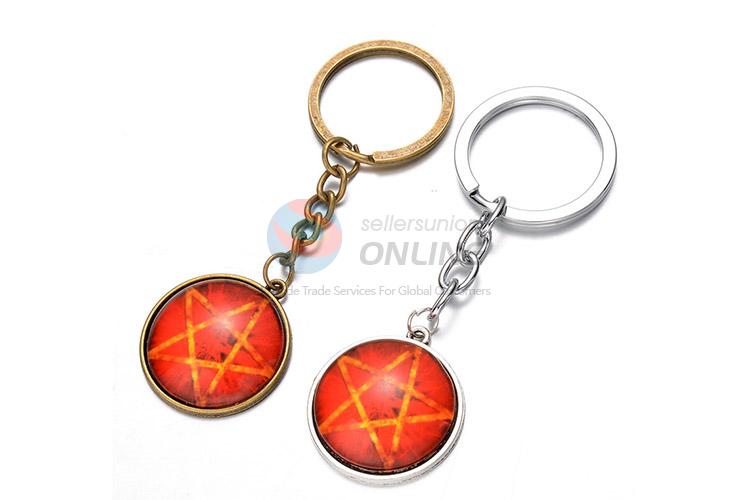 Latest Colorful Star Pattern Alloy Key Chain For Sale