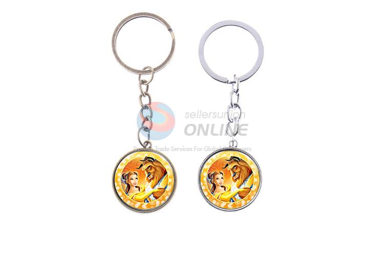 Popular Cartoon Printing Alloy Keychain Key Ring