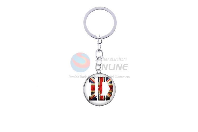 Creative Colorful Number Pattern Alloy Key Chain