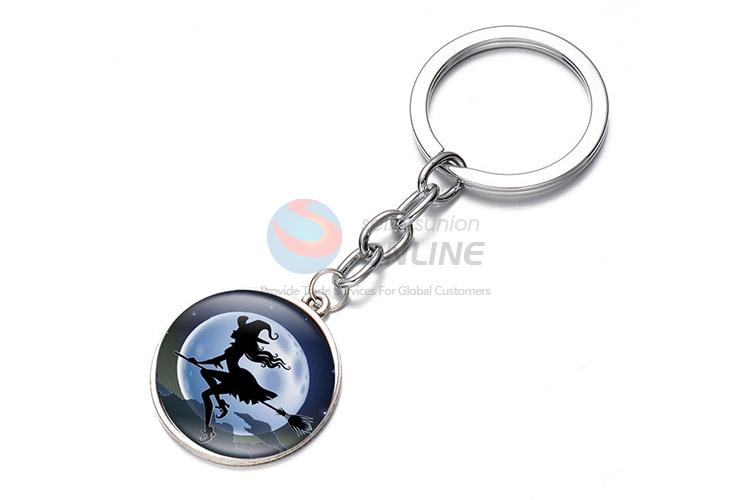 Top Quality Magic Witch Pattern Alloy Key Chain