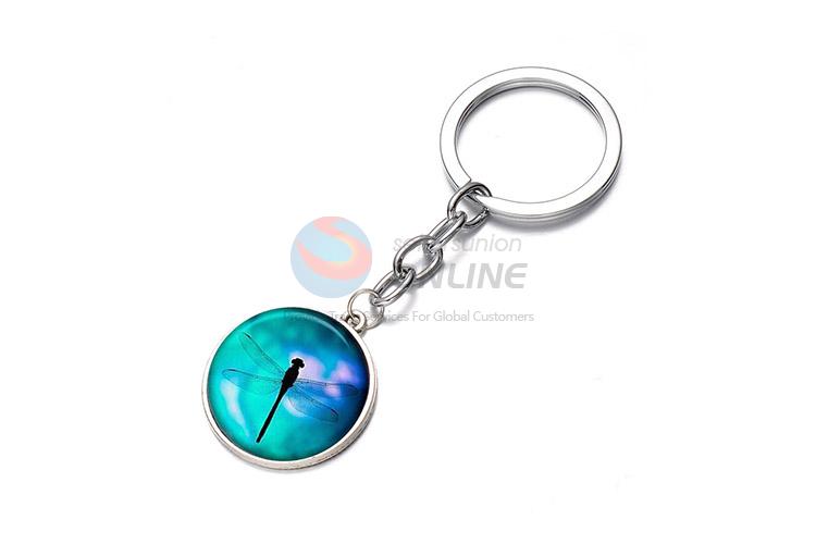 Fashion Accessories Dragonfly Pattern Alloy Keychain