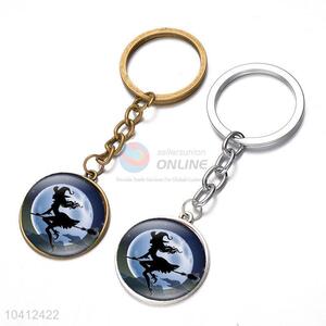 Top Quality Magic Witch Pattern Alloy Key Chain