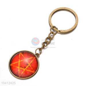 Latest Colorful Star Pattern Alloy Key Chain For Sale