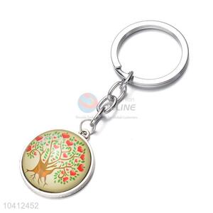 Good Sale Giving Tree Pattern Alloy Keychain Key Ring