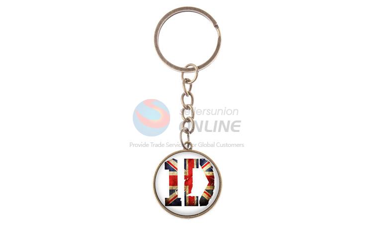 Creative Colorful Number Pattern Alloy Key Chain