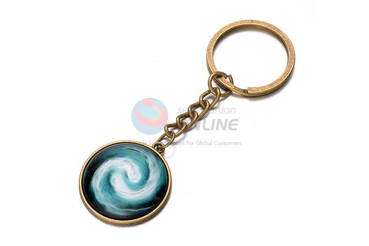 Custom Typhoon Eye Pattern Alloy Key Chain