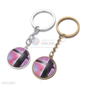 Cheap Color Printing Alloy Key Chain Key Ring