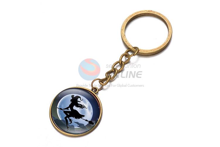 Top Quality Magic Witch Pattern Alloy Key Chain