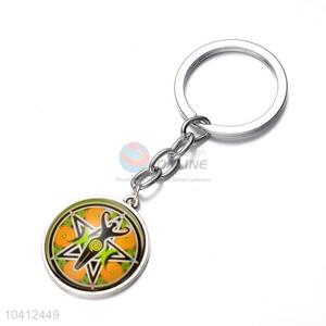 High Quality Round Alloy Keychain Fashion Key Ring