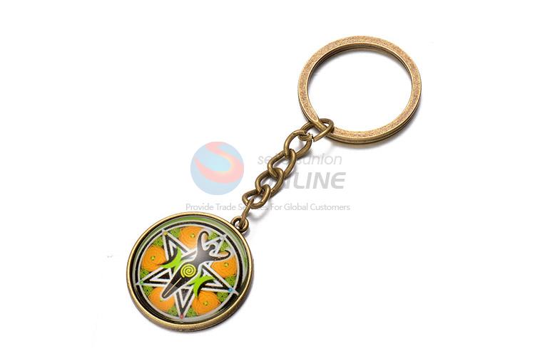 High Quality Round Alloy Keychain Fashion Key Ring