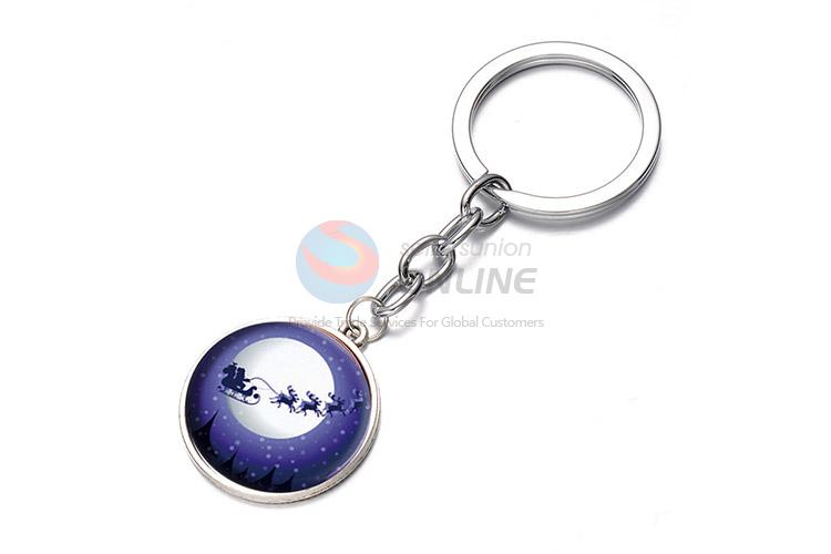 Dream Design Christmas Pattern Alloy Keychain Key Ring