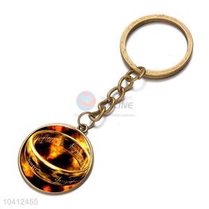 New Style Finger Ring Pattern Alloy Keychain Key Ring