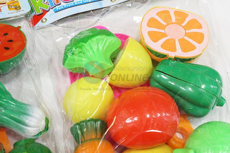 Factory Direct Mini Plastic Toys Kitchenware Cutting Cooking Food Toy