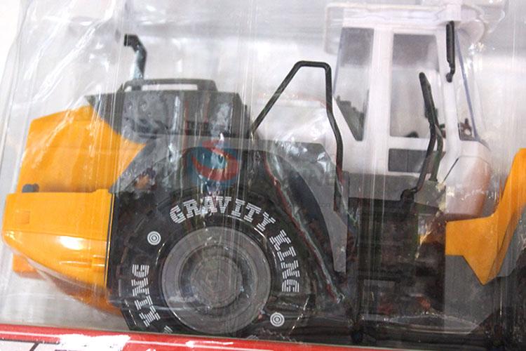 Cartoon Plastic Inertia Bulldozer Truck Toy for Promotion