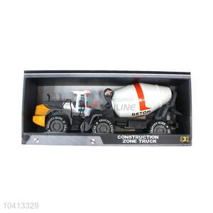 Fashion Style Plastic Friction Engineering Concrete Mixer Truck Toy Vehicle