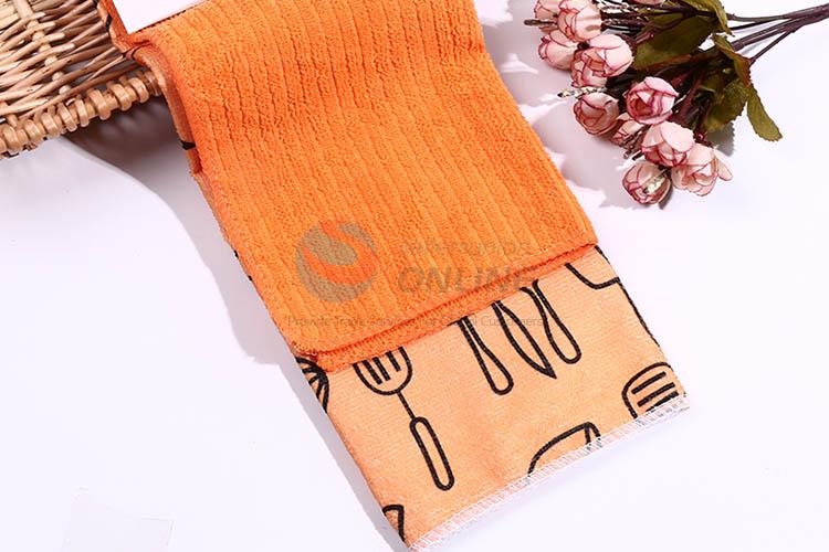 Hot selling dotted printed table cleaning towel kitchen cloth