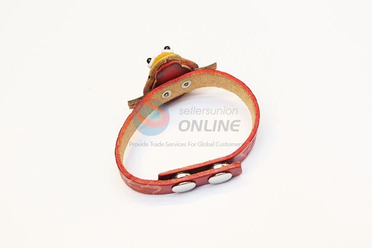 Ladybird Leather Bracelet/Fashion Jewelry