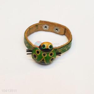 Ladybird Leather Bracelet/Fashion Jewelry