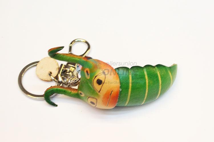 Silkworm Pendant Key Chain/Key Ring