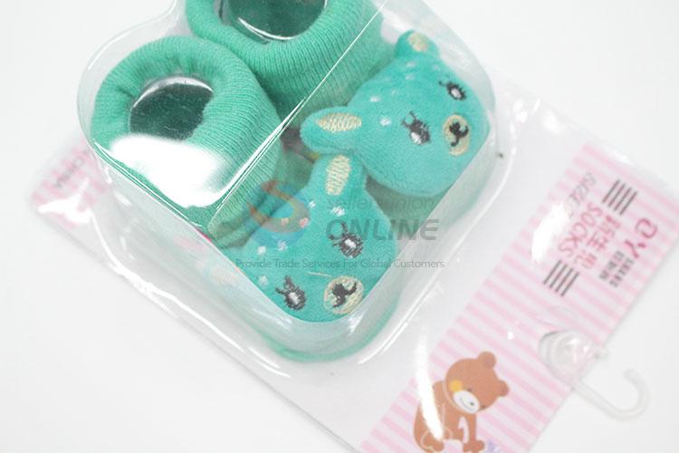 3D Bear Head Cotton Kids Baby Sock