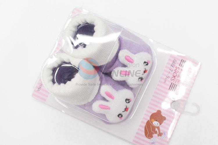 3D Rabbit Head Cotton Kids Baby Sock