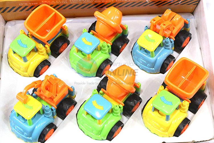 Pretty Cute Mini Friction Toy Vehicle Engineering Truck