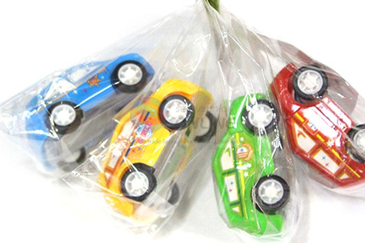 Fashion Style Mini Pull Back Police Car Toy Vehicle