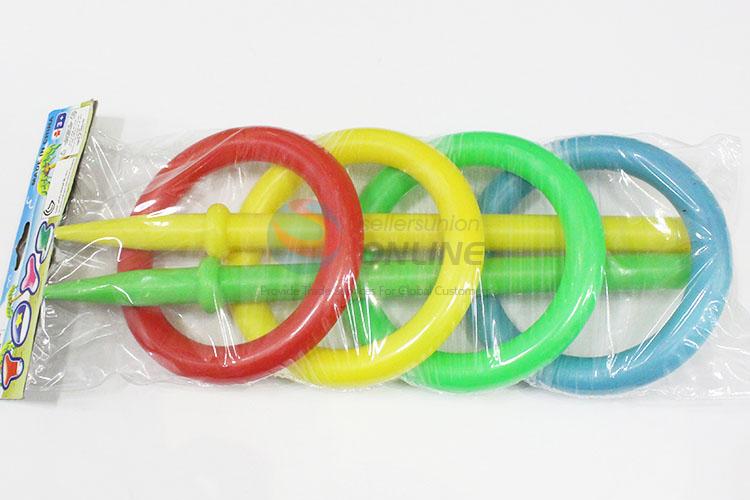 Plastic Ring Toss Toy Cast Ring Game Toy