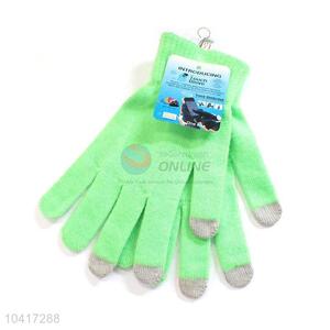 China factory touch screen warm knitted gloves for adults