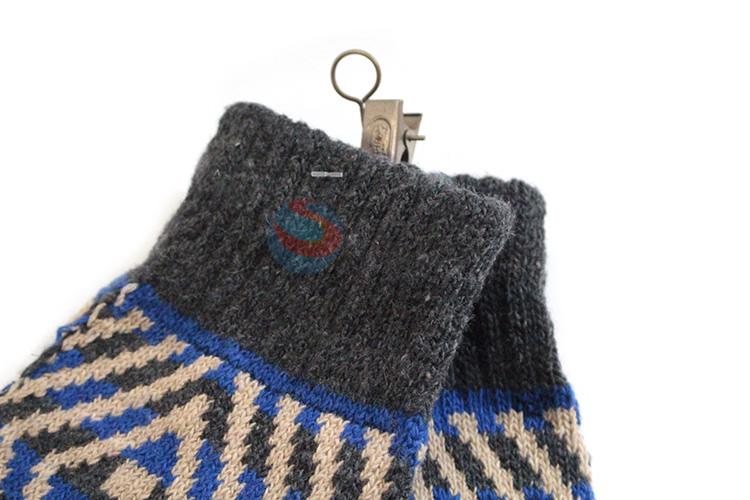 Direct factory good quality warm knitted gloves for adults