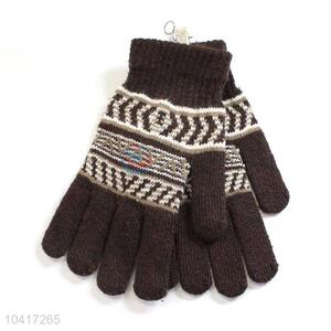 Hot selling warm knitted gloves for adults