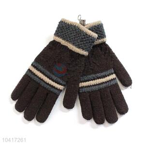 Best selling promotional warm knitted gloves for adults