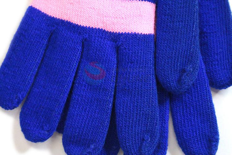 Factory sales cheap warm knitted gloves for adults