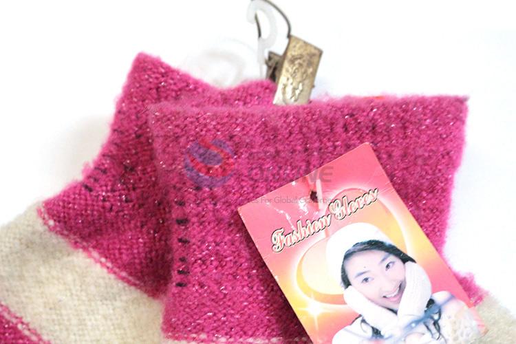 Made in China cheap warm knitted gloves for adults