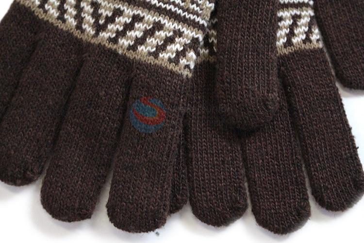 Hot selling warm knitted gloves for adults