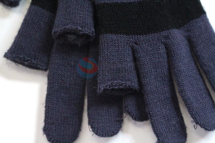 Top grade custom warm knitted gloves for adults