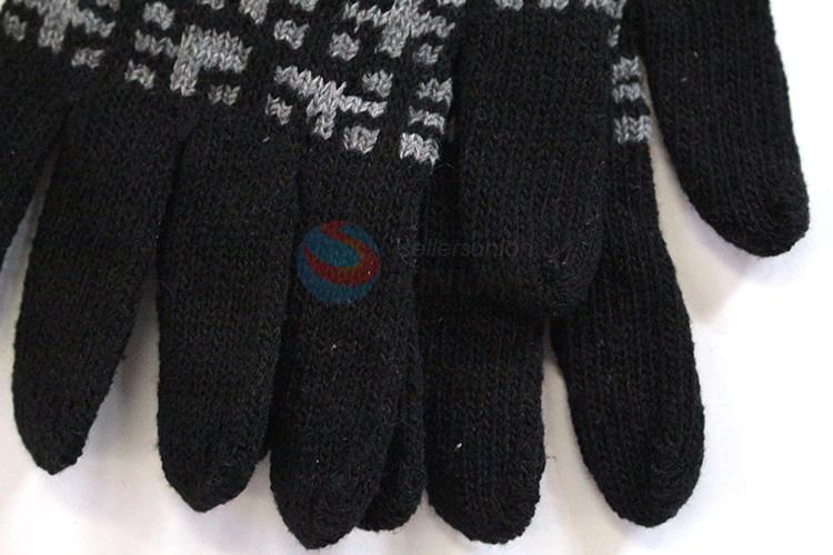 China wholesale promotional warm knitted gloves for adults