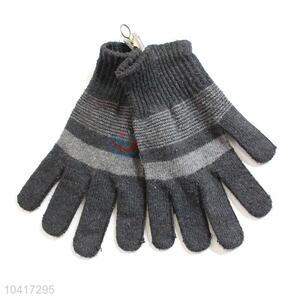 Bottom price factory supply warm knitted gloves for adults