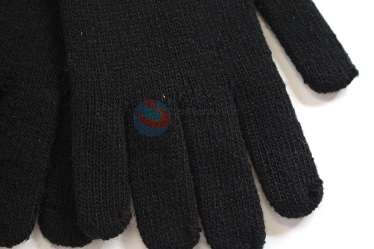 New arrival delicate style warm knitted gloves for adults