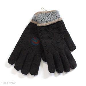 Factory supply cheap warm knitted gloves for adults