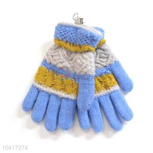 Factory wholesale popular warm knitted gloves for kids