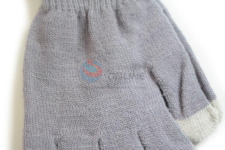 Top quality touch screen warm knitted gloves for adults