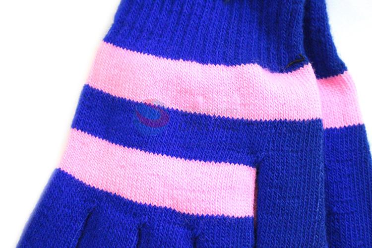 Factory sales cheap warm knitted gloves for adults