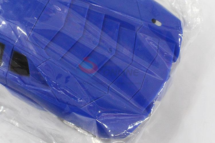 Plastic blue car model toys with factory price