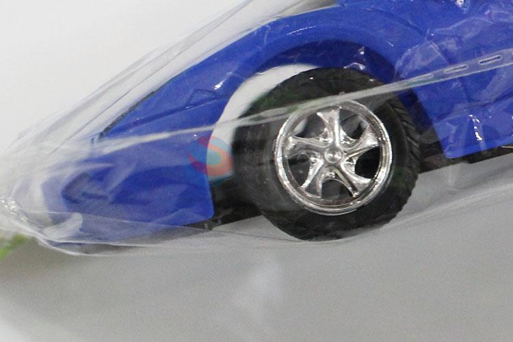 Plastic blue car model toys with factory price