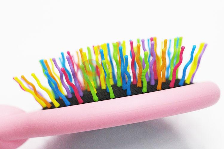 Round Shaped PP Massage Comb Hair Comb with Mirror