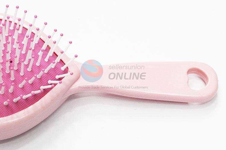 Heart Shaped Cosmetic Comb Hair Makeup Comb with Mirror